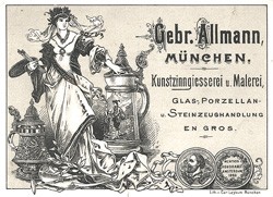 Gebrüder Allmann München. 16-3-3-1